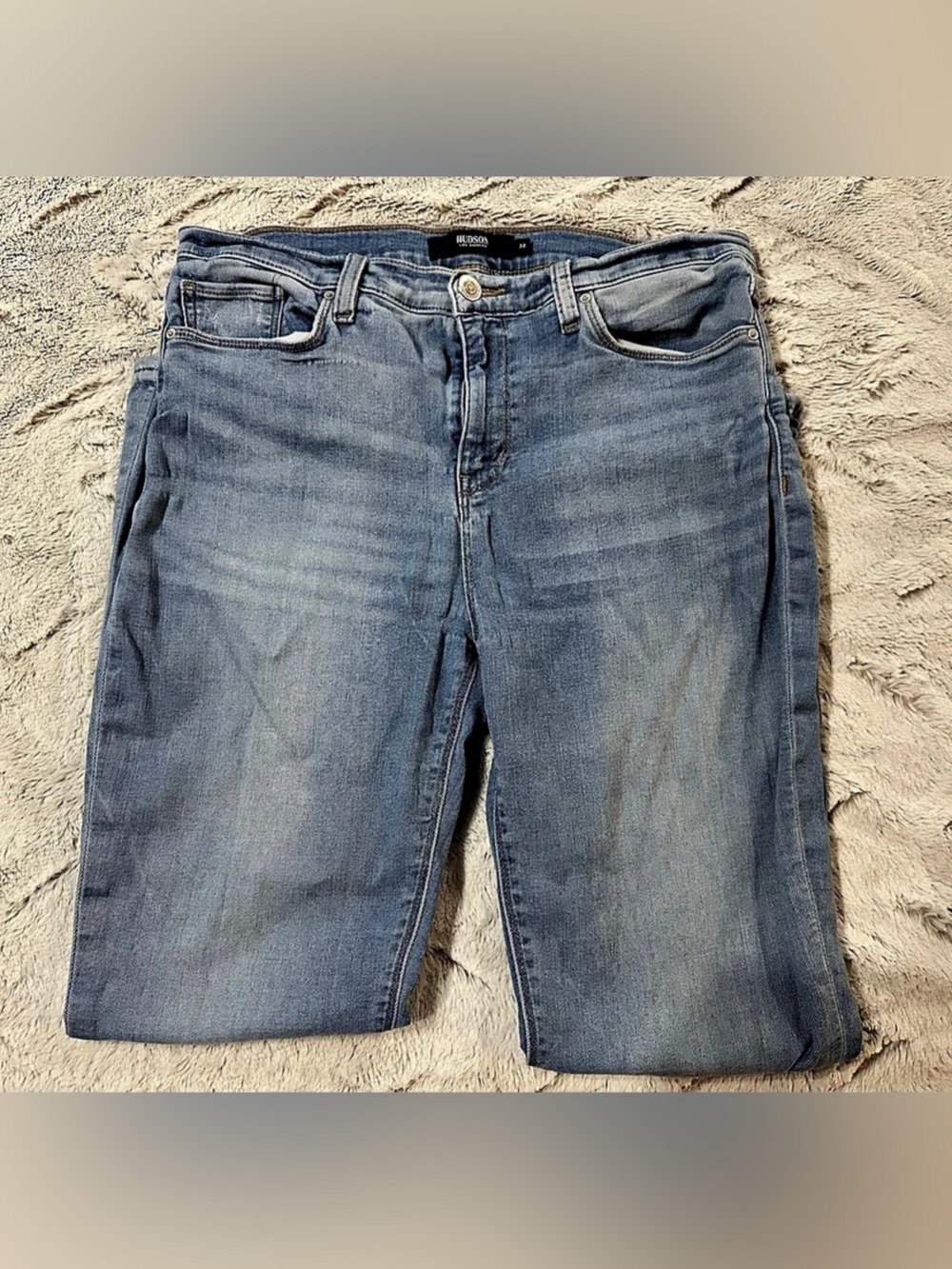 Hudson Nico Super Skinny Jeans Blue Size 32